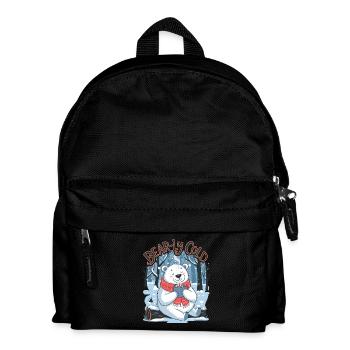 Bear-ly Cold - Kids' Backpack - black - Front