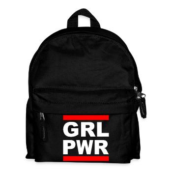 Girl Power "GRL PWR" - Show your strength! - Kids' Backpack - black - Front