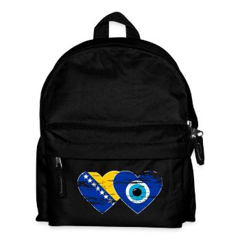 Bosnia Nazarpearl flag used - Kids' Backpack - black - Front