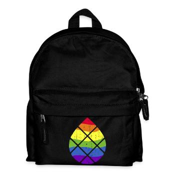 Augsburg Pine Nut LGBT LGBTQPlus - Kids' Backpack - black - Front