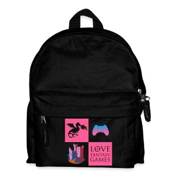 Dragon Game Fantasy - Kids' Backpack - black - Front