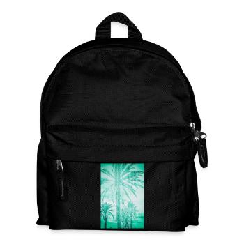 Mintteal Palm Tree Panorama - Kids' Backpack - black - Front