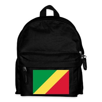 Demokratische Republik Kongo - Kinder Rucksack - Schwarz - Vorne