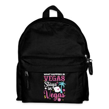 Was In Las Vegas Passiert Bleibt In Las Vegas - Kinder Rucksack - Schwarz - Vorne