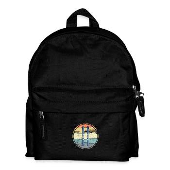 Ski Boards Vintage - Kinder Rucksack - Schwarz - Vorne