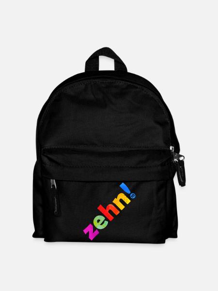 ZEHN 10 JAHRE 10. GEBURTSTAG - Kinder Rucksack - Schwarz