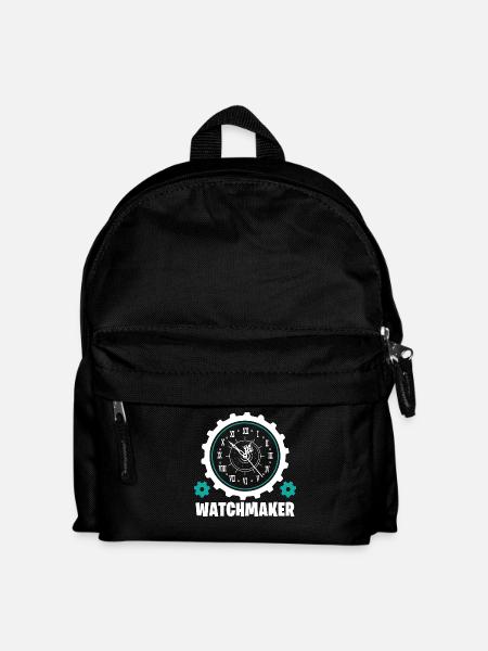 Uhrmacher Uhrenmacher Uhrmachermeister Geschenk - Kinder Rucksack - Schwarz