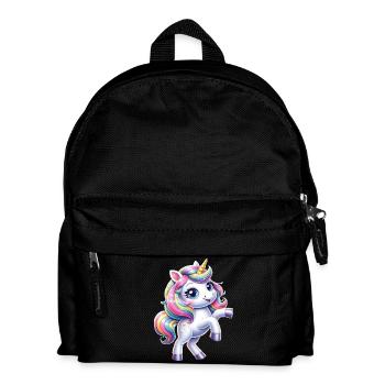 Kleines Einhorn - Kinder Rucksack - Schwarz - Vorne