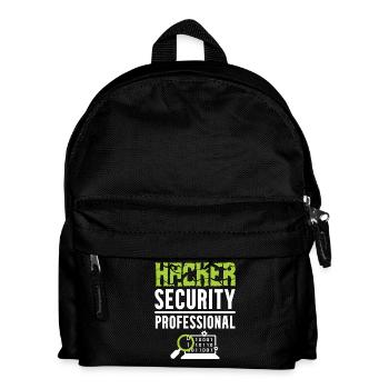 Hacker Security Professional - Kinder Rucksack - Schwarz - Vorne