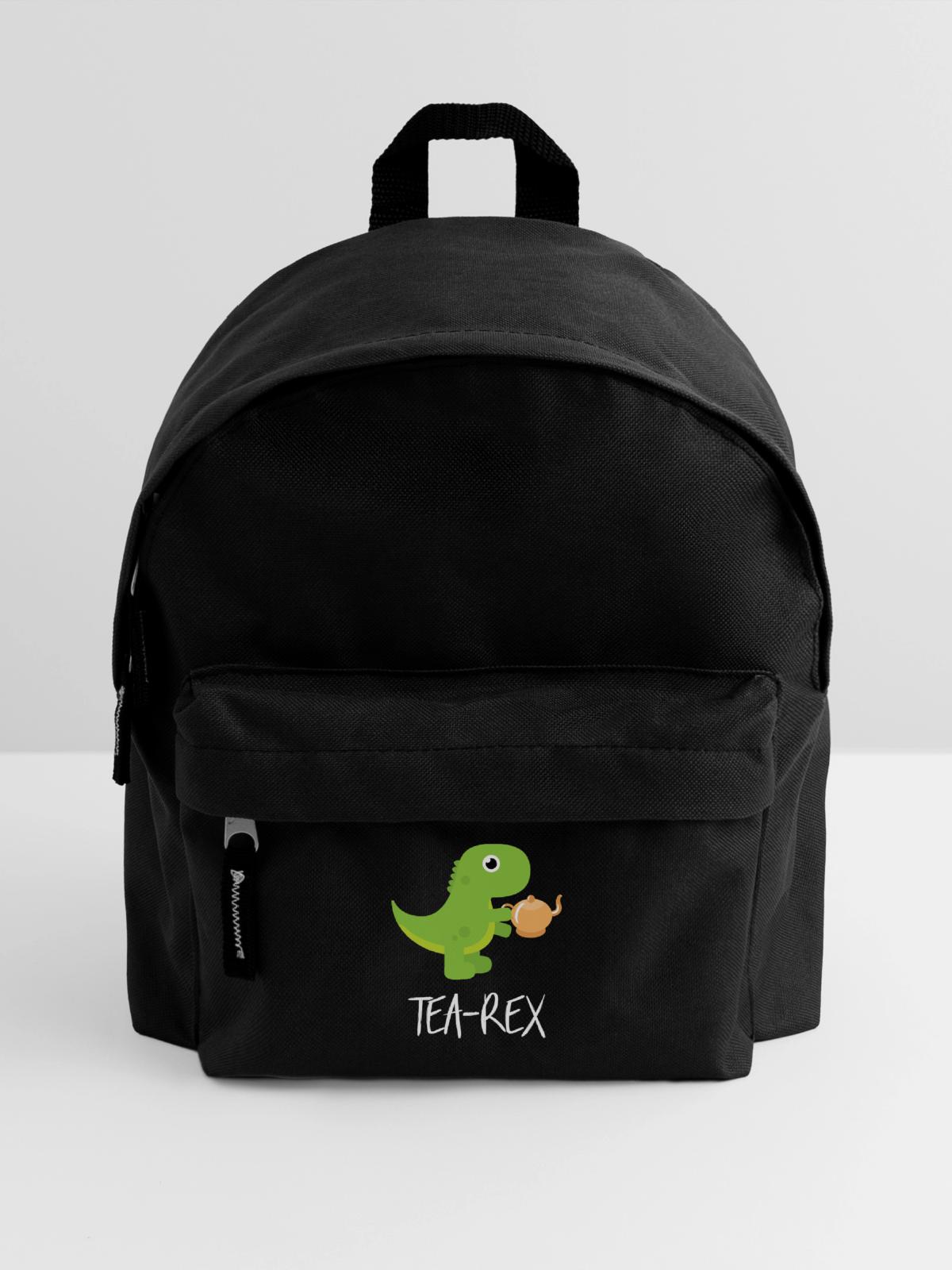 Tee - Kinder Rucksack - Schwarz - Vorne