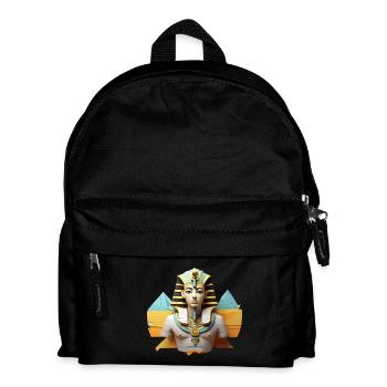 Pharaonisches Design - Kinder Rucksack - Schwarz - Vorne