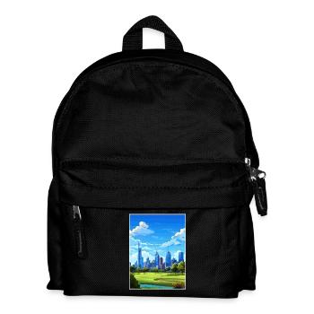 Melbourne Australien Deko Vintage Reiseposter WPA - Kinder Rucksack - Schwarz - Vorne