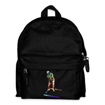 Flinker Miniputt Turnierspieler - Kinder Rucksack - Schwarz - Vorne