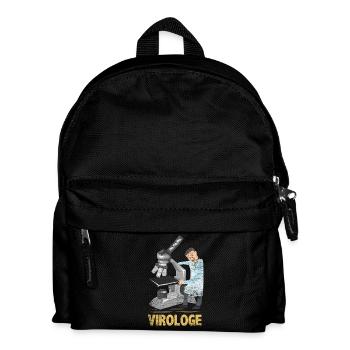 Cleverer Virologe Forschungslabor - Kinder Rucksack - Schwarz - Vorne
