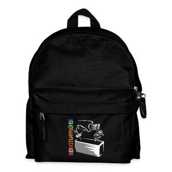 Gewissenhafter Werkstoffprüfer Labor - Kinder Rucksack - Schwarz - Vorne