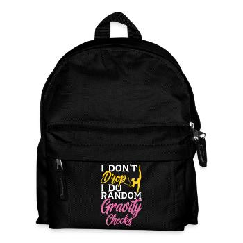 Baton und Bling Es ist eine zwirbelnde Sache Baton - Kinder Rucksack - Schwarz - Vorne
