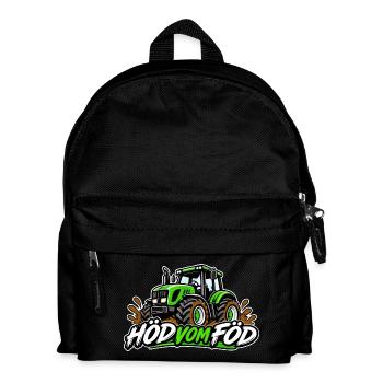 Höd vom Föd - Held vom Feld - Kinder Rucksack - Schwarz - Vorne