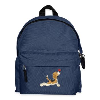 Beagle - Kinder Rucksack - Navy - Vorne