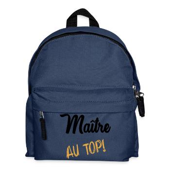MASTER. MASTER. THANK YOU. THANK YOU MASTER - Kids' Backpack - navy - Front