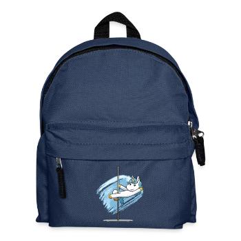 Einhorn Poledancing Pole Dancing Dancer - Kinder Rucksack - Navy - Vorne