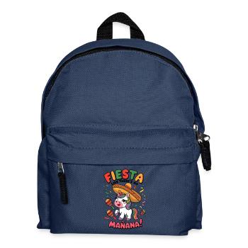 Fiesta Like There’s No Mañana! - Kids' Backpack - navy - Front
