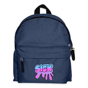 Graffiti - Kinder Rucksack - Navy - Vorne