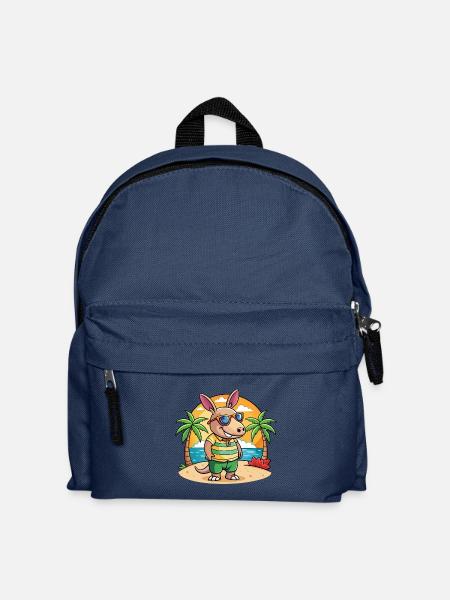 Erdferkel Lustige Cartoon Sommer Strand Sonnenbrille - Kinder Rucksack - Navy