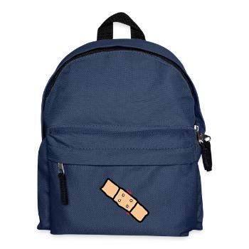pflaster mit blut - Kinder Rucksack - Navy - Vorne