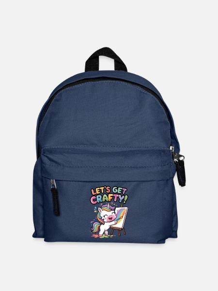 Lass uns kreativ werden! - Kinder Rucksack - Navy