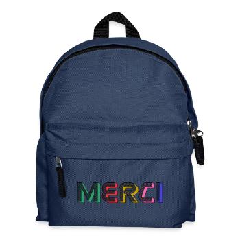 Vielen Dank - Kinder Rucksack - Navy - Vorne