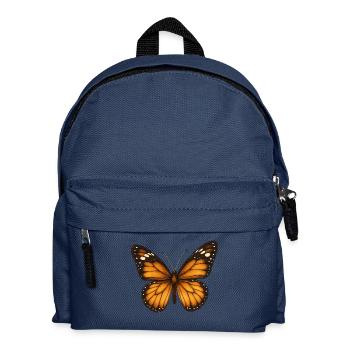 Monarchfalter – zart & majestätisch - Kinder Rucksack - Navy - Vorne
