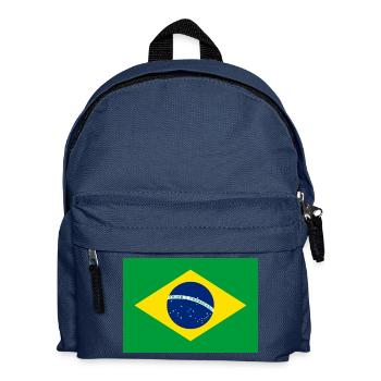 Brazilien - Kinder Rucksack - Navy - Vorne