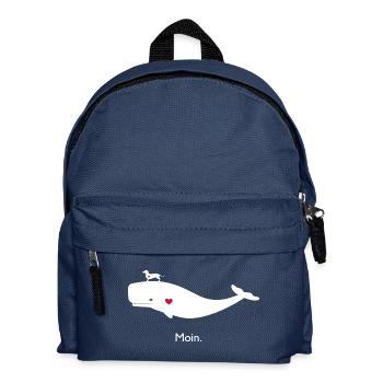 Pott und Teckel - Kinder Rucksack - Navy - Vorne