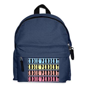 Unabhängig - Kinder Rucksack - Navy - Vorne