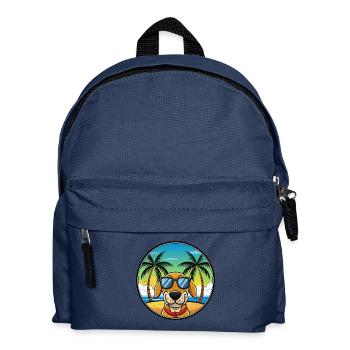 Transsilvanischer Windhund Rasse Cartoon Sonnenbrille - Kinder Rucksack - Navy - Vorne