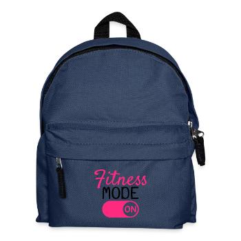 Fitness mode on - Kids' Backpack - navy - Front