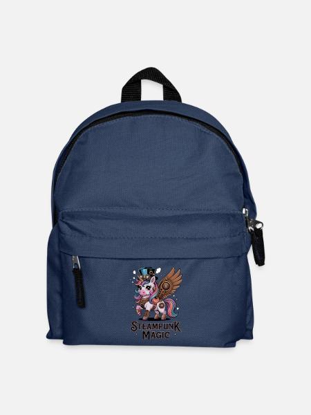Steampunk Magic - Kids' Backpack - navy