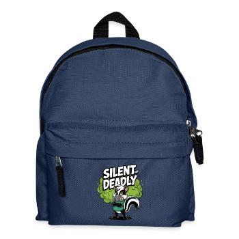 Silent But Deadly - Kids' Backpack - navy - Front