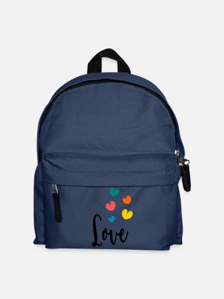 ICH HABE GERADE GEHEIRATET. Junggesellinnenabschied. HEILIGER VALENTINSTAG. PAAR. HERZ - Kinder Rucksack - Navy