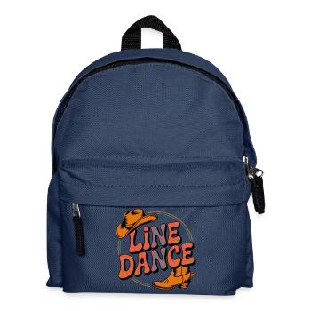 Line Dance mein Hobby - meine Passion - mein Ding - Kinder Rucksack - Navy - Vorne