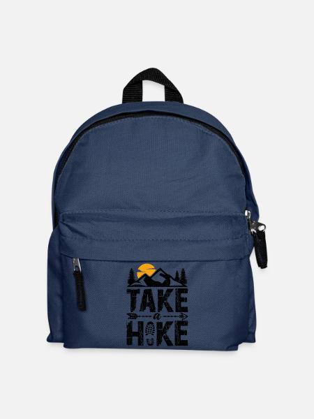 Take a hike - Wandern Hiking Trekking - Kinder Rucksack - Navy