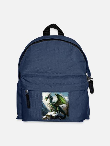 Fantasy Dragon - Kinder Rucksack - Navy