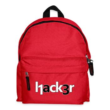 Hacker - Kinder Rucksack - Rot - Vorne