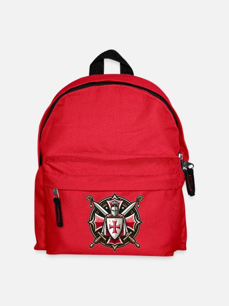 Knights templar - Kids' Backpack - red