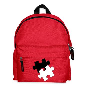 Puzzle - Kinder Rucksack - Rot - Vorne