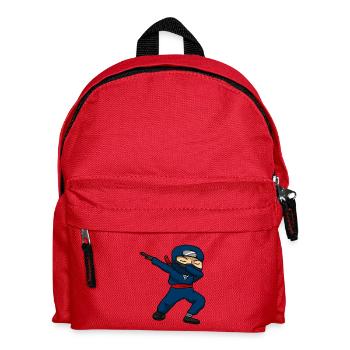 Ninja - Kinder Rucksack - Rot - Vorne