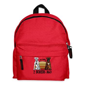 Boxer - Kinder Rucksack - Rot - Vorne