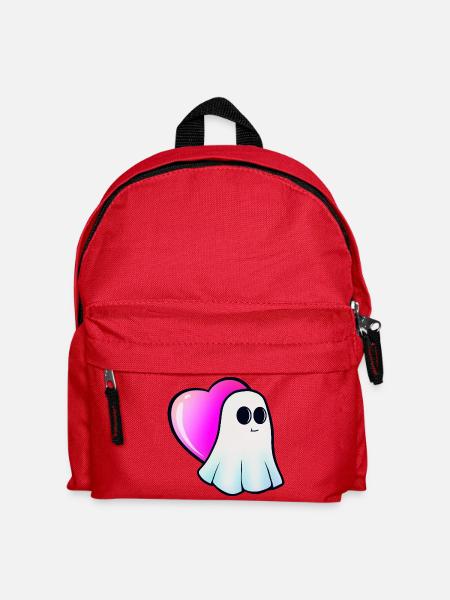Neon Herz Geist - Kinder Rucksack - Rot