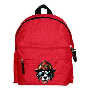 Fire Brigade Dalmatians - Kids' Backpack - red - Front