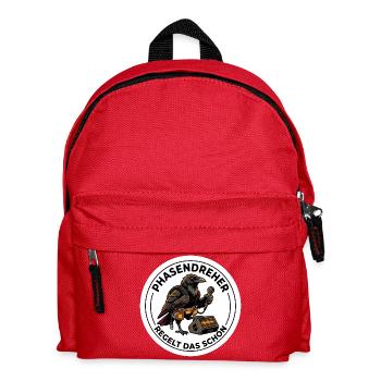 Tontechniker Phasendreher PA System - Kinder Rucksack - Rot - Vorne
